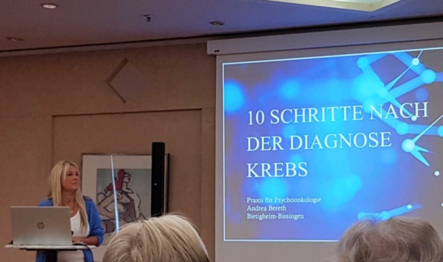 10 Schritte nach der Diagnose Krebs – Fachvortrag Andrea Bereth Psychoonkologin DKG Bietigheim